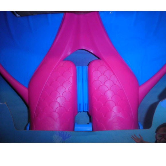 Kids' Mermaid Monofin with Mask & Fins, Pink/Blue, by Body Glove, NIB - Picture 9 of 12